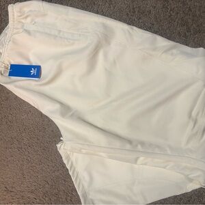 Adidas Cream Sweatpants Relaxed Fit Joggers